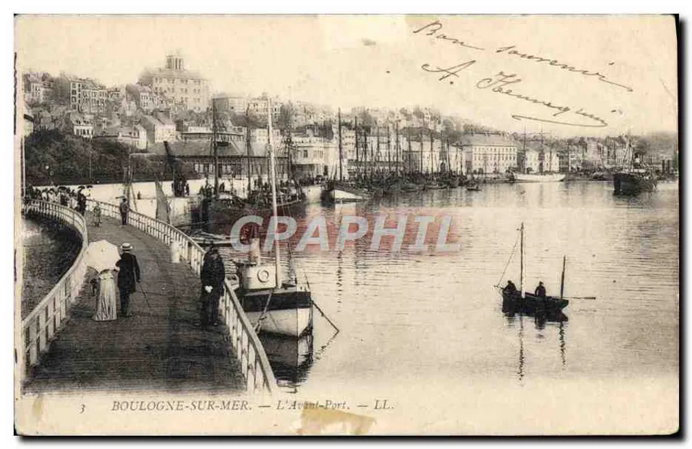 Boulogne-sur-Mer — L'Ancien Port — LL. — éditeur LL. (n°3) - Vorderseite