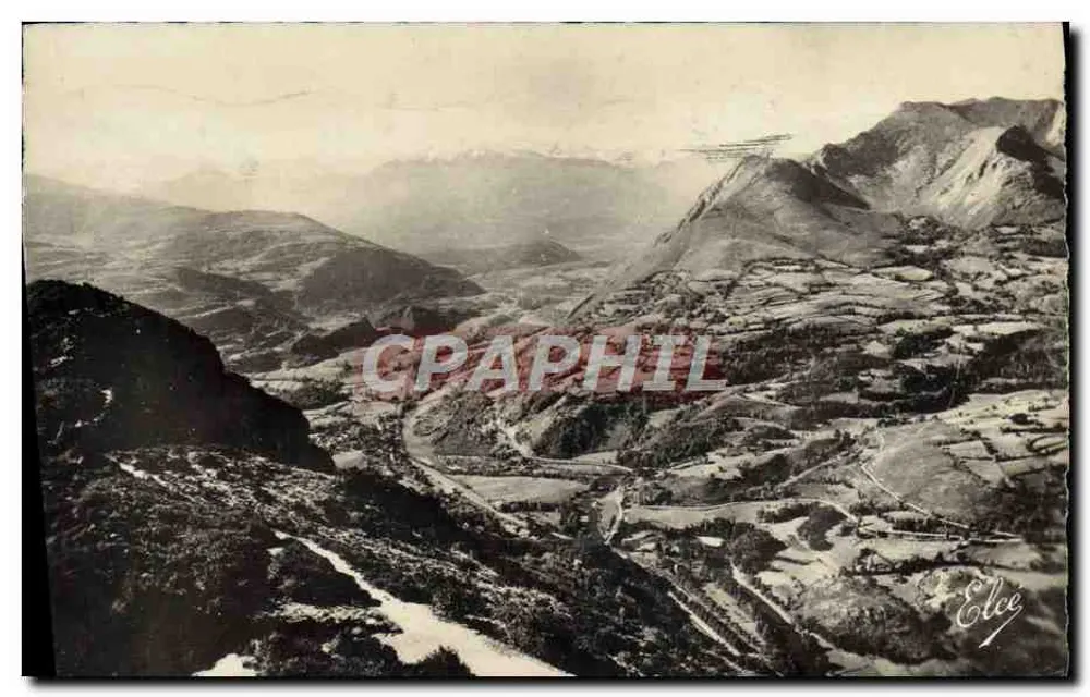 A Valei de Argelès vista do Pic du Jer — Lourdes (Hautes-Pyrénées) — Élèe - Frente