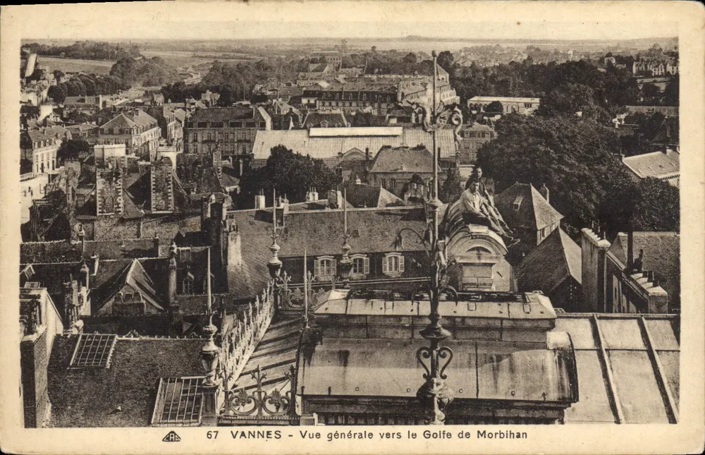 VANNES - Visão geral para o Golfo de Morbihan — 67 — editor AR - Frente