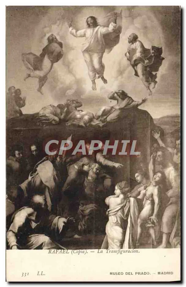 A Transfiguração — Cópia de Raphaël — Museu do Prado, Madrid - Frente