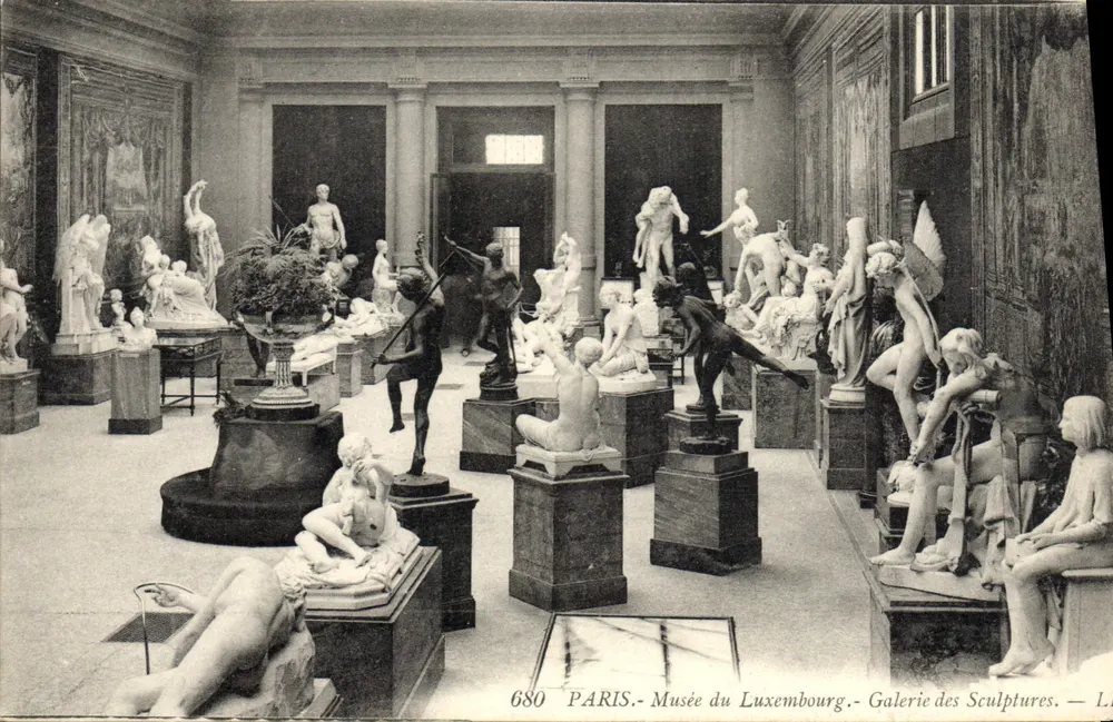 Paris - Musée du Luxembourg - Galerie der Skulpturen — L. (n° 680) - Vorderseite
