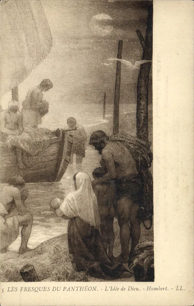 Die Fresken des Panthéon — Die Idee Gottes — Humbert — LL. - Vorderseite