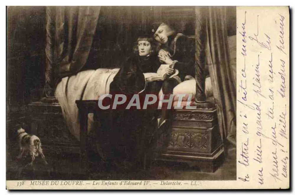 Die Kinder Edwards IV — Louvre-Museum — Delaroche — LL. n°338 - Vorderseite