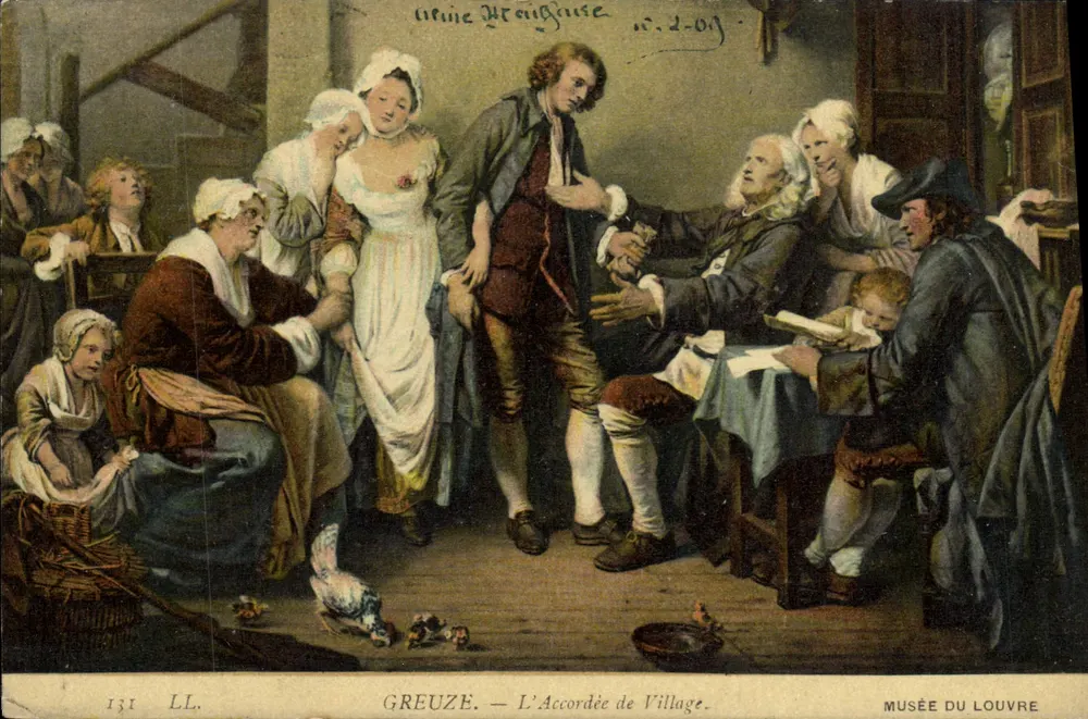 Die Braut des Dorfes — Greuze — Musée du Louvre - Vorderseite