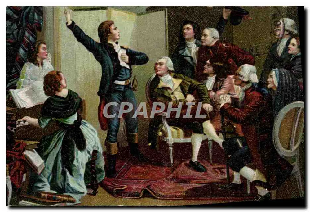 Thema: Der Sänger der Marseillaise — Rouget de Lisle — Verlag: Rouget, Louvre - Vorderseite