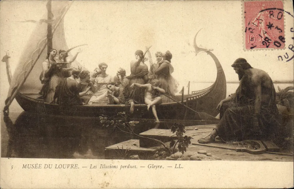 Musée du Louvre — Les Illusions perdues — Gleyre — LL. - Vorderseite