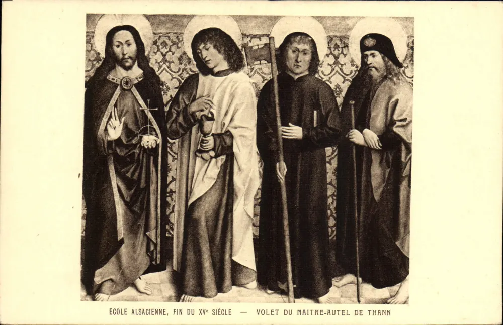 Escola alsaciana — Painel do ofício do mestre de Thann — fim do século XV - Frente