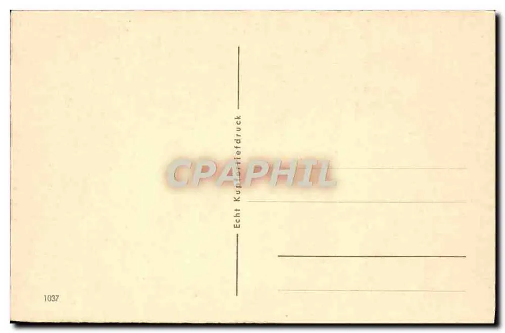 Berlim, Reichstag — vista do edifício com inscrição 'Dem Deutschen Volke' — editor Echt Kupferstichdruck, n° 1037 - Verso