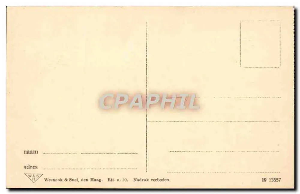रॉटरडैम — मासब्रुगेन — वीनेन्क & स्नेल, डेन हैग, संख्या 19 13557 - पीछे