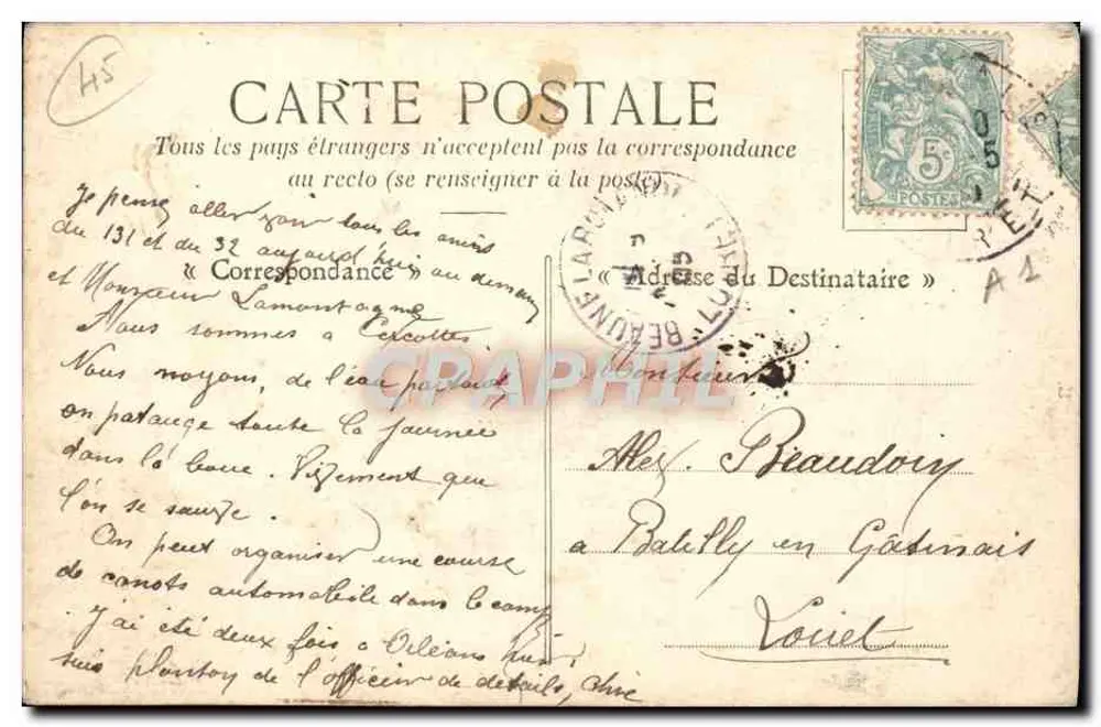 Orléans — Panorama — I. C. - Verso