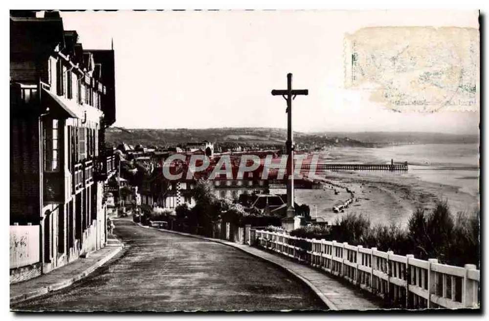 Ausblick auf Deauville-Trouville — Ausblick vom Calvaire — Réal-Photo, Paris - Vorderseite