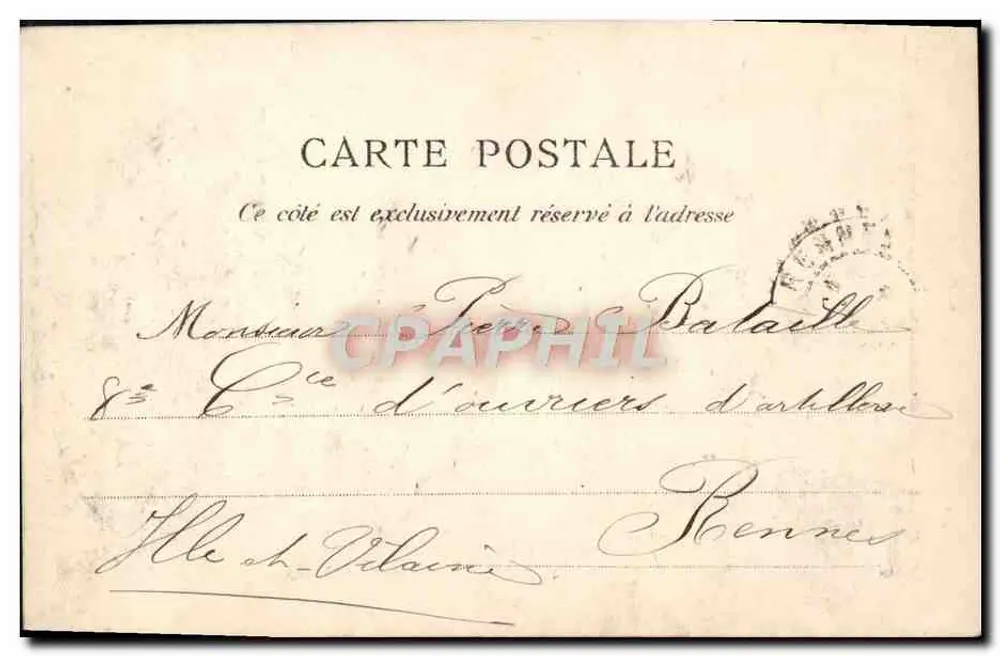 París — Buttes Chaumont — Puente colgante — C.L.C. — n°107 - Reverso