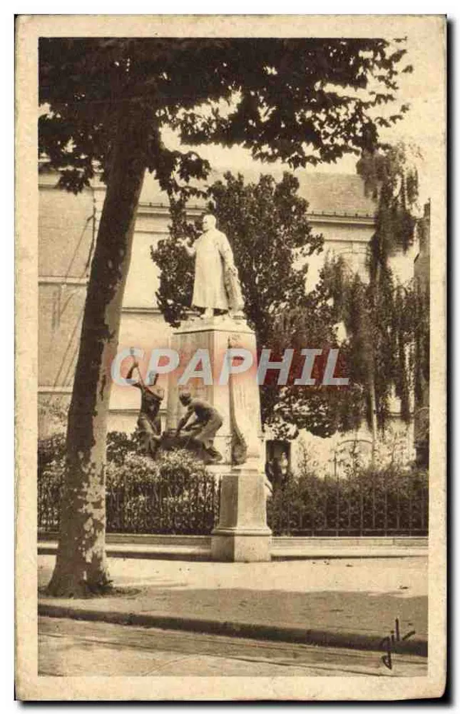 Le Mans (Sarthe) — Estátua de Léon Bollée — edições artísticas - Frente
