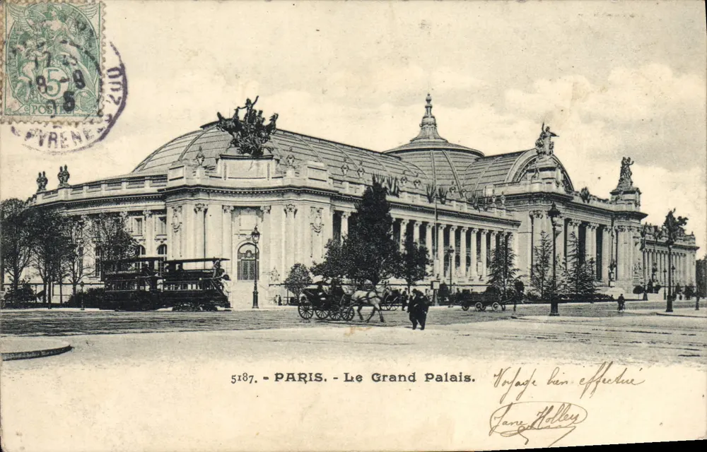 PARIS - O Grande Palácio — editor anônimo, n° 5187 - Frente