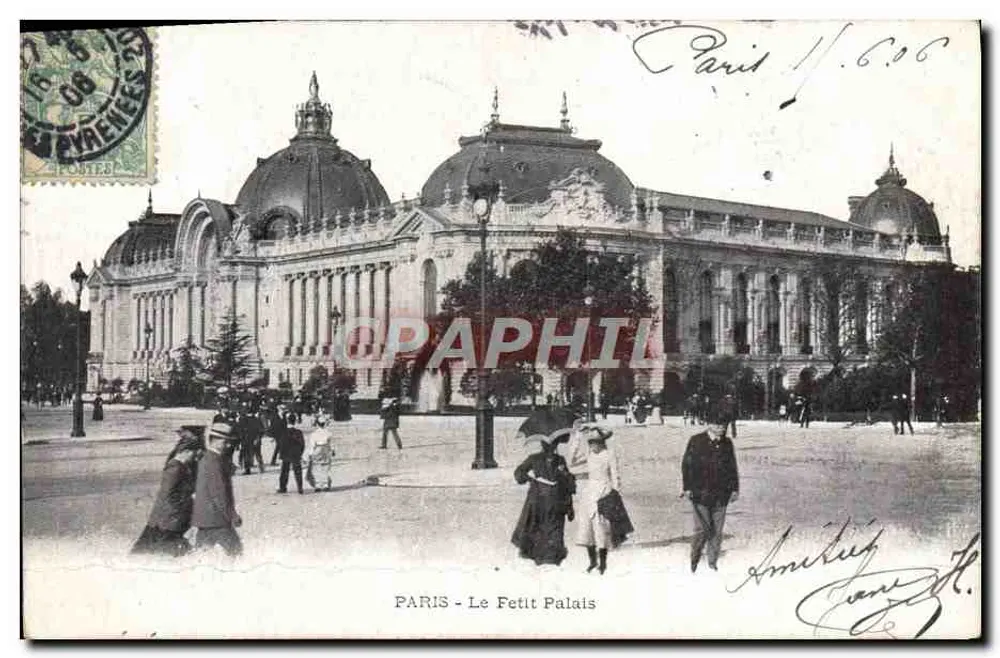 PARIS - O Petit Palais — vista externa — editor não identificado - Frente