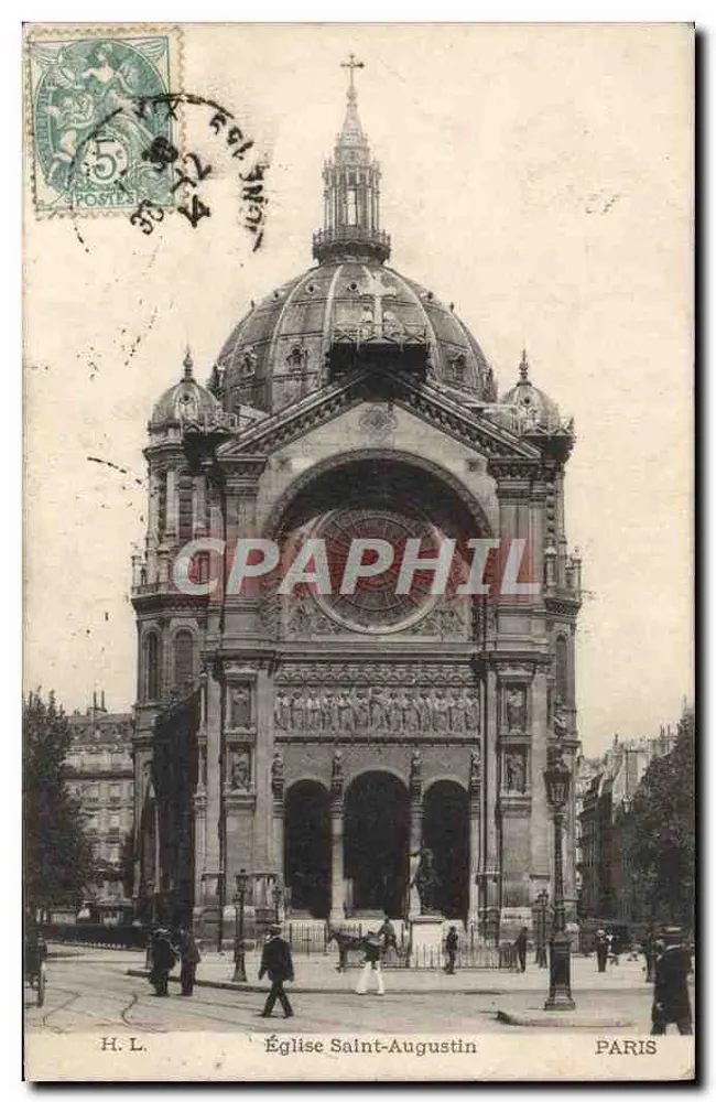 Igreja de São Agostinho — Paris — H. L. - Frente