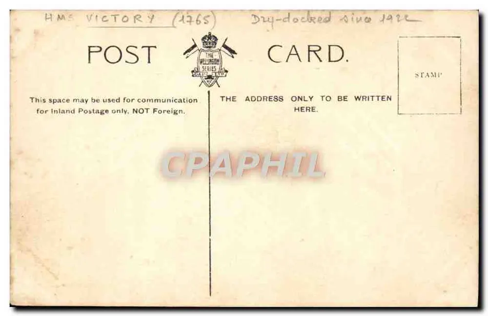 H.M.S. Victory — Barga de Nelson — Foto Bradley - Verso
