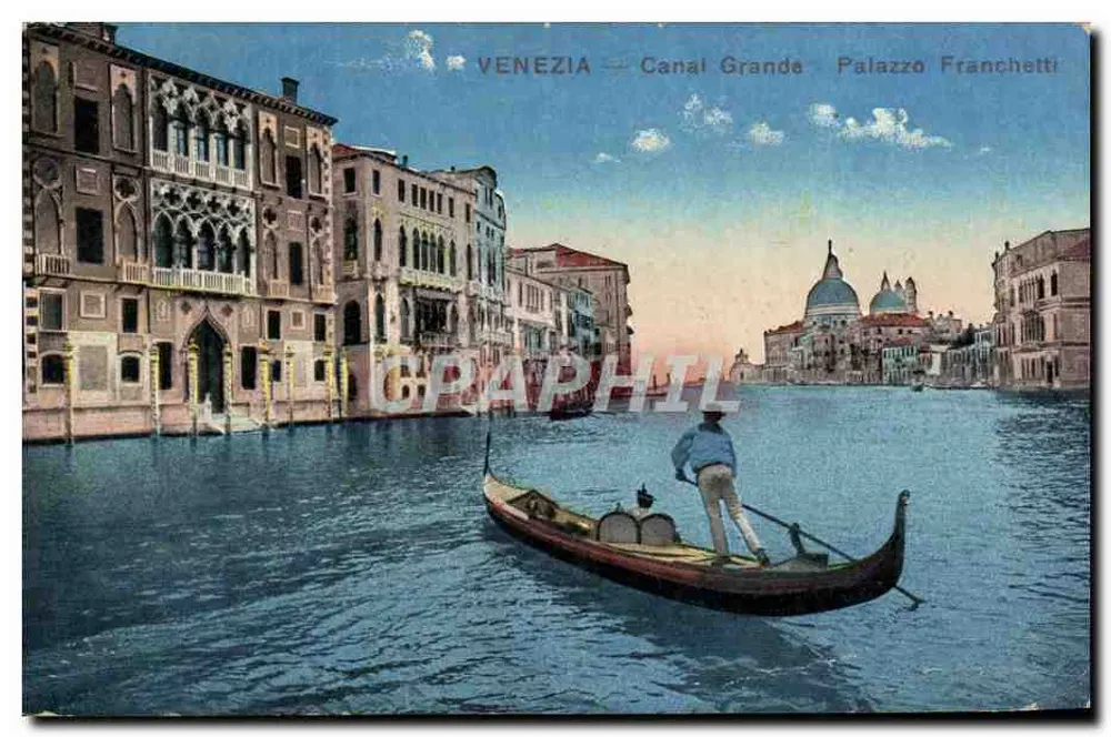Venedig — Canal Grande — Palazzo Franchetti - Vorderseite