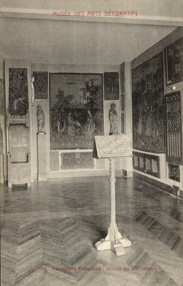 Museum für Dekorative Künste — französische Tapete (Mitte des 15. Jahrhunderts) — Editions du Vieux Paris Artistique et Pictoréque n°156 - Vorderseite