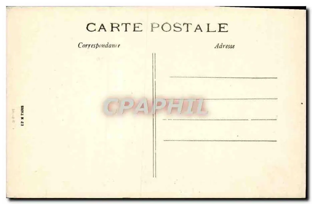 PARIS — Musée des Arts Décoratifs — I. P. M. n°47 - Verso