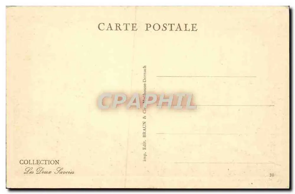 Chamonix — El Savoy Palace y el Mont Blanc - Reverso