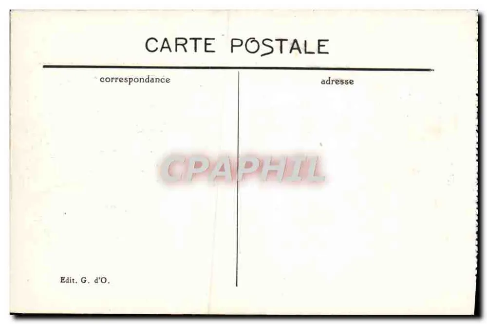 Clermont-Ferrand — A Catedral — Edit. G. d'O. - Verso