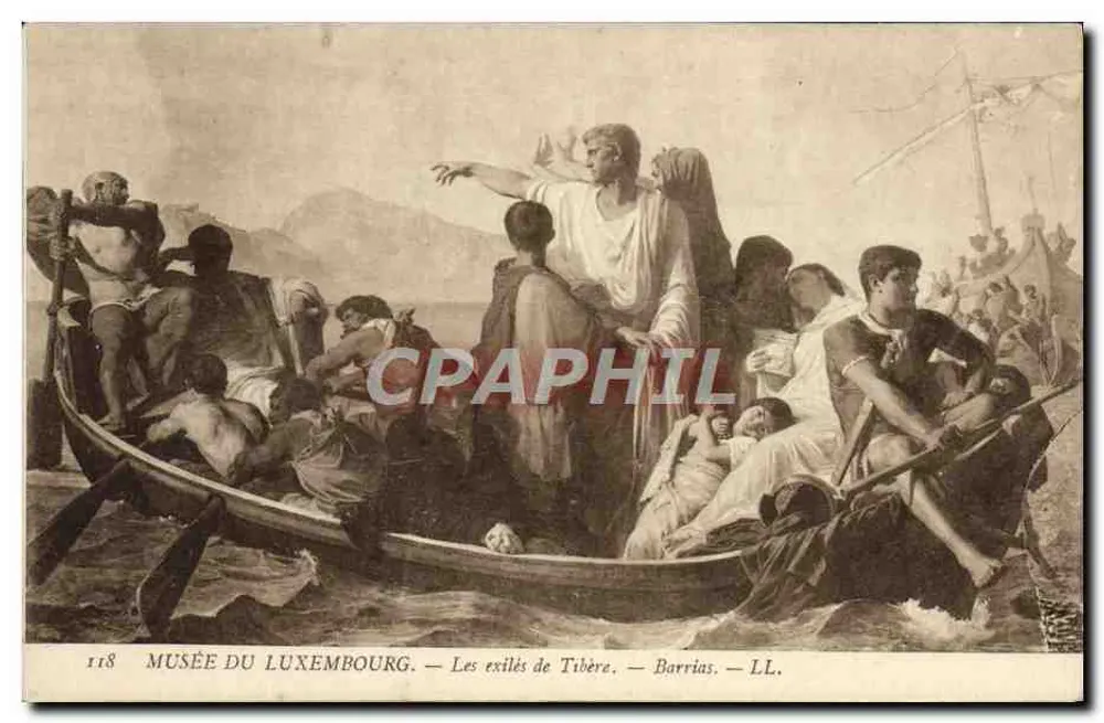 Die Exilanten des Tiberius — Museum Luxembourg — Barrias — LL. — n° 118 - Vorderseite