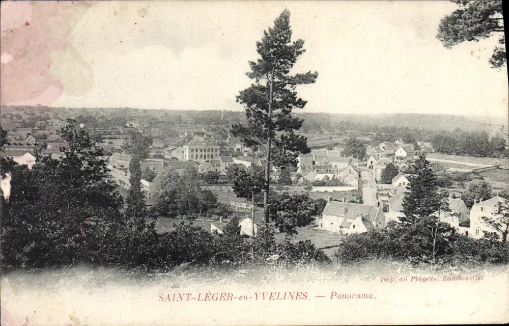Saint-Léger-en-Yvelines — Panorama — Imp. au Progrès, Rambouillet - Awers