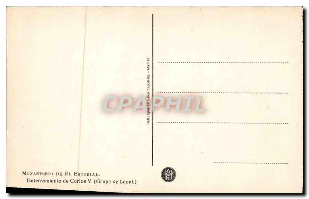 Bestattung Karls V. — Gruppe von Leóni — Kloster El Escorial, Madrid - Rückseite