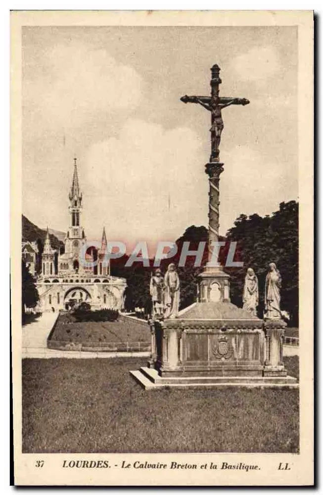 LOURDES - Der Bretonische Calvary und die Basilika - LL. n°37 - Vorderseite