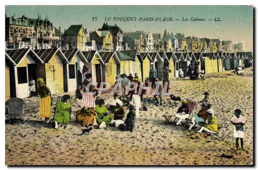 Le Touquet-Paris-Plage — As Cabines — LL. n°17 - Frente