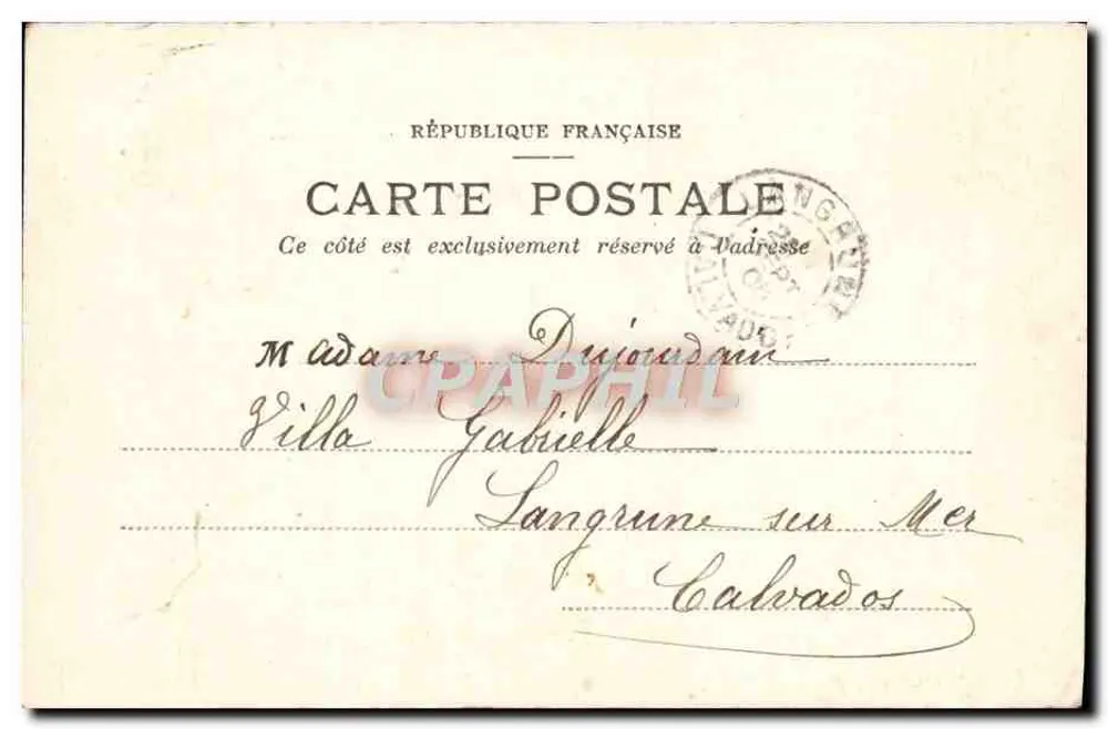 SAINT-OMER - Fontäne auf dem Platz Victor-Hugo — M. C. F. L. Issy (Seine) — n°18 - Rückseite