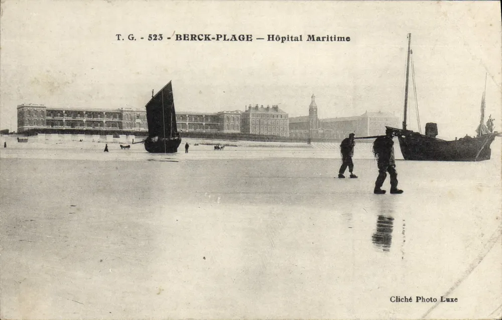 Berck-Plage — Seehospital — T.G. 523 — Photo Cliché Luxe - Vorderseite