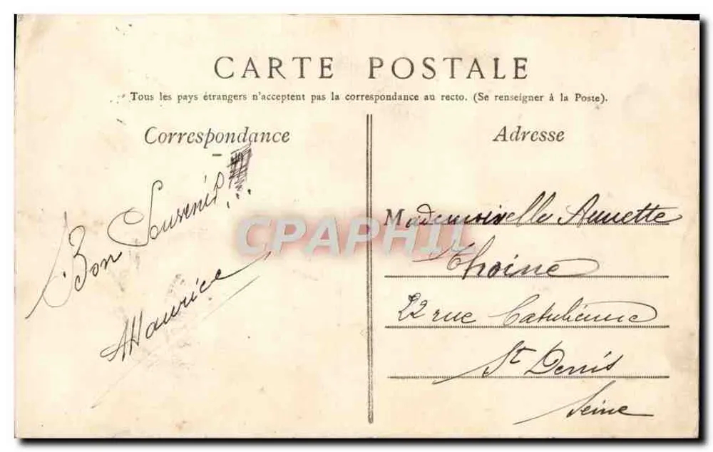 Boulogne-sur-Mer — Der Glockenturm und das Rathaus — unbekannter Verlag, Nr. 41 - Rückseite