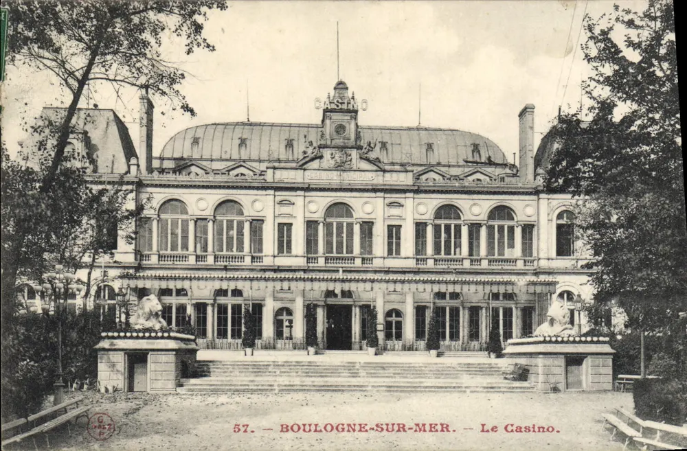 Boulogne-sur-Mer — Das Municipale Casino — G. Passez, Nr. 57 - Vorderseite