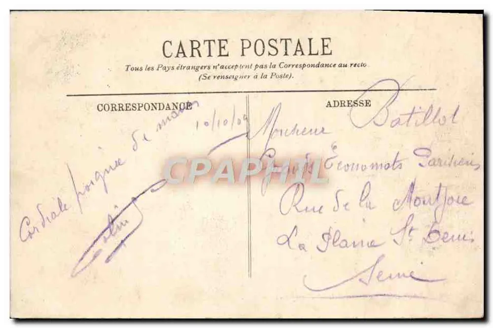 Boulogne-sur-Mer — As Pontas — I.L. - Verso