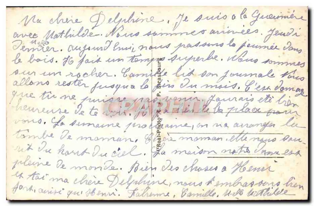 Ile de Noirmoutier — Ecke der Küste (Anse Rouge) — Verlag C.P.A. - Rückseite