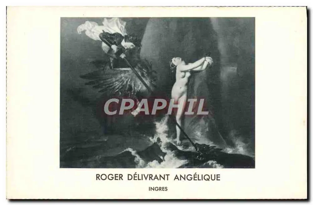 Roger libertando Angélique — Ingres — Editora Innothéra, Dräeger, Imp. - Frente