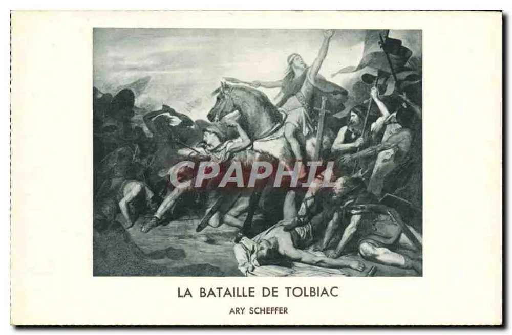 A Batalha de Tolbiac — Ary Scheffer - Frente