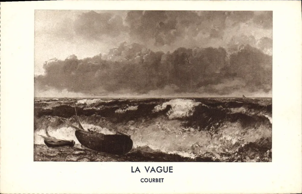 A Onda — Courbet — Editor Foto Billioz, Imp. Dreager - Frente