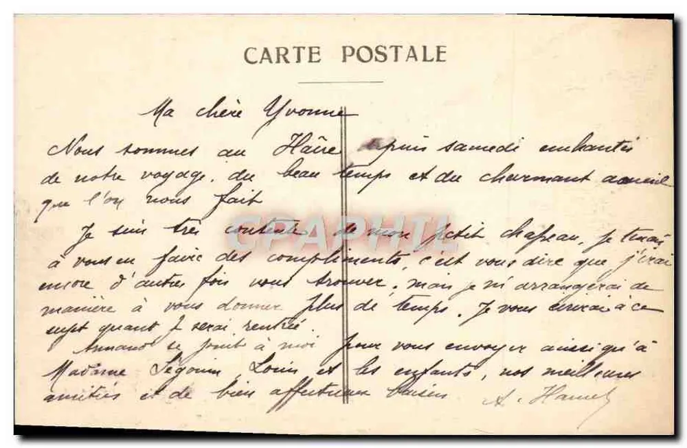 Le Havre — Casino und Boulevard Albert Ier — Dekorative Künste - Rückseite
