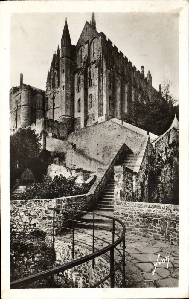 Mont Saint-Michel — Blick auf das Wunder von der Nordtour — Les Éditions d'Art, Paris - Vorderseite