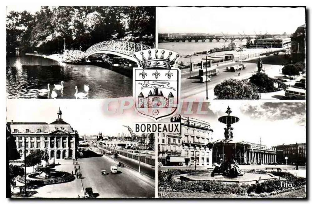 Bordeaux — Panoramablick — Tito - Vorderseite