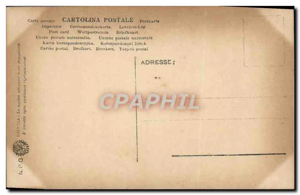 Estátua de Perséu dos Lanzi — vista de perfil — editada por N.P.G. - Verso
