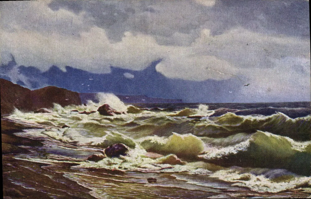 Porto de Oitchakoff — Vista da baía — R. G. Soudkovsky, n° 350 - Frente