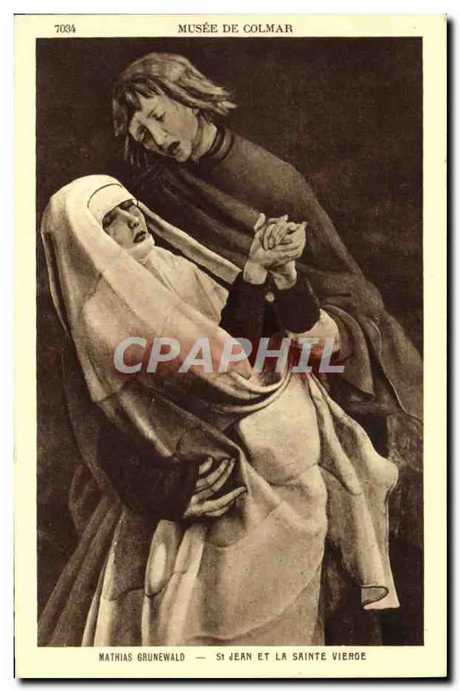 St. Johannes und die Heilige Jungfrau — Museum von Colmar — Mathias Grunewald — n° 7034 - Vorderseite