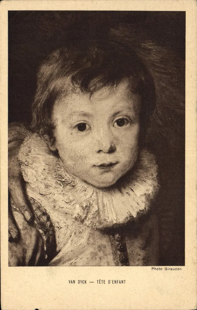 Van Dyck — Tête d'enfant — Photo Giraudon - Frente