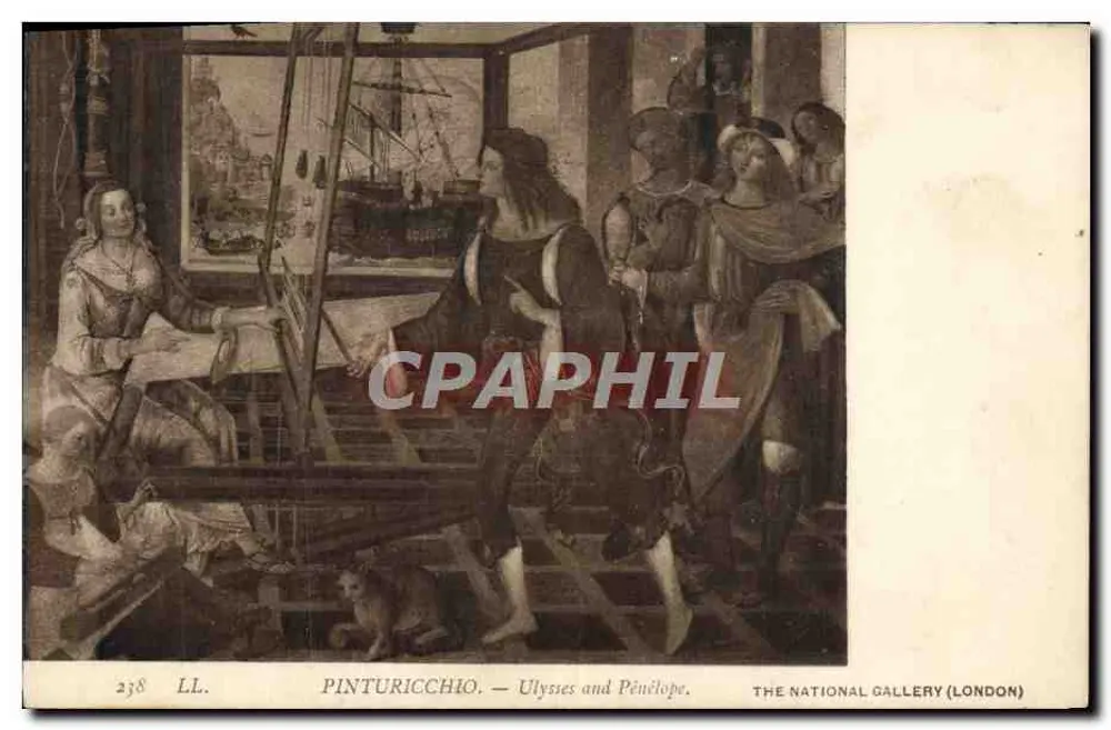 Ulysses und Penelope — Pinturicchio — The National Gallery (London) - Vorderseite
