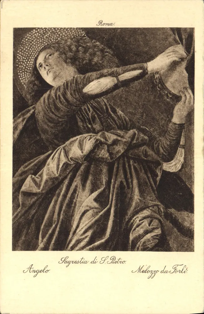Anjo — Sagristia de S. Pedro — Melozzo da Forlì - Frente
