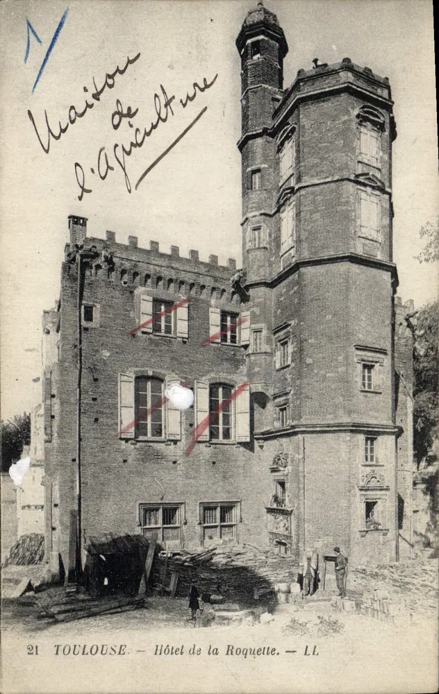 Toulouse — Hôtel de la Roquette — éditeur LL, n°21 - Frente